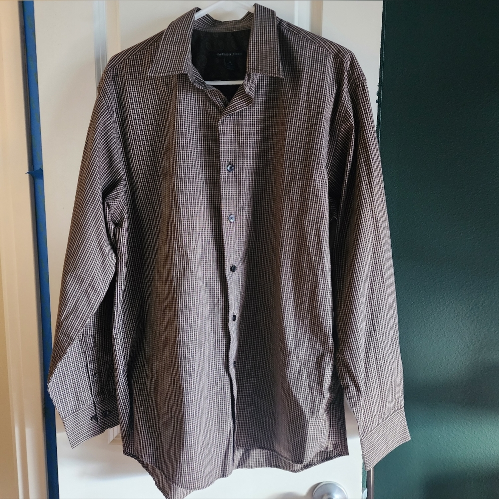 Van Heusen mens long sleeve button up